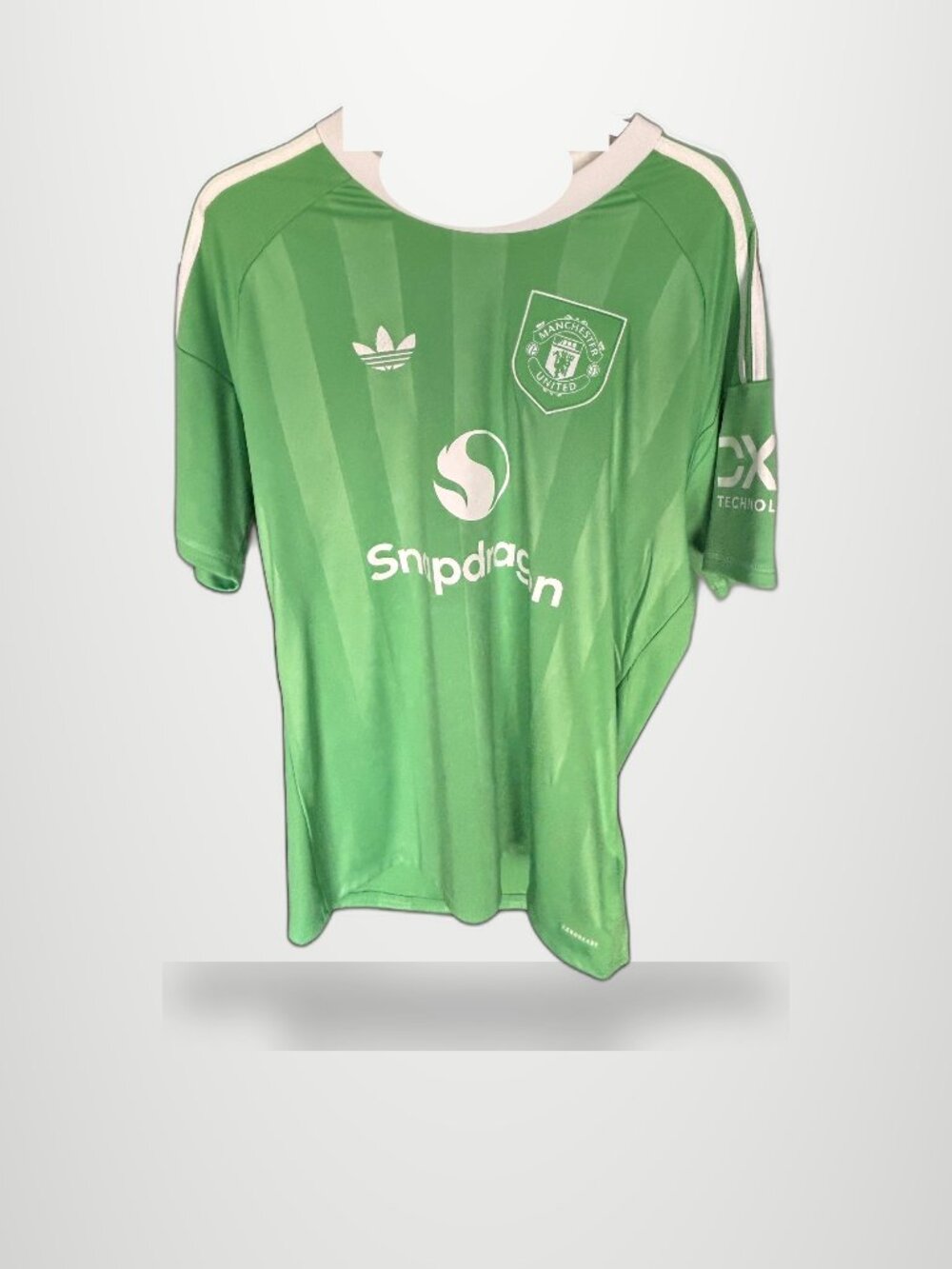 Adidas Manchester United Green Snapdragon Jersey Size L NWT